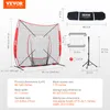 VEVOR 244 x 106 x 211 cm rete per allenamento baseball Anteprima dell’immagine prodotto 7
