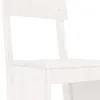 Cloris Designermöbel 7-tlg. Gartenbar-Set Weiß Massivholz Produktbild-Vorschau 5