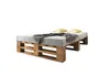 Lermowood Palettenbett M2 180 x 200 cm Eiche Holzbett Produktbild-Vorschau 2