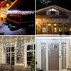 Jopassy 10M 200 LED Lichterkette LED Eisregen Schneefall Produktbild-Vorschau 2