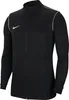A black Nike jacket with white trim and a white Nike logo on the left chest. Produktbild-Vorschau