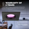 Ledvion lot de 6 spot encastre LED noir RGB dimmable WiFi Voir les images du produit 9