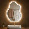 ZMH Spiegel met verlichting, asymmetrisch, LED Productafbeelding-voorbeeld 1