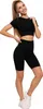 Schwarze Radlerhose Damen Push-Up Leggings Hohe Taille Produktbild-Vorschau 6