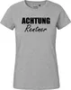 Huuraa Damen T-Shirt Achtung Rentner Schriftzug XL Sport Produktbild-Vorschau 2