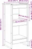vidaXL Bücherregal 40 x 30 x 86,5 cm Holzwerkstoff Produktbild-Vorschau 8