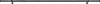 A black adjustable curtain rod against a white background. Produktbild-Vorschau