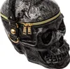 Magic Bags Tasche Umhängetasche "Totenkopf"  silber Produktbild-Vorschau 4