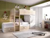 Eck-Etagenbett mit Kleiderschrank und Schubladen - 2 x 90 x Produktbild-Vorschau 11