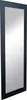 A full-length mirror with a black frame, shown from a slight angle. Produktbild-Vorschau