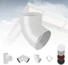 RAINWAY S Regenrinnen System (Rohrbogen 67° zweifach weiß) Produktbild-Vorschau 1