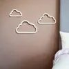 Sada 3 kusů prolamovaných dekorací na zeď ve tvaru mraků. Náhled obrázku produktu 3