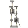 vidaXL Arbre à chat avec griffoirs en sisal 170 cm Gris Voir les images du produit 2