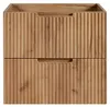 RODAN | Waschbeckenunterschrank 60 cm - Braun - Geriffelte Produktbild-Vorschau 10