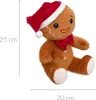Weihnachtliches Plüschtier Lebkuchenmann, 25 cm Produktbild-Vorschau 2