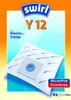 Swirl Y 12, Blau, Weiß, Gelb, 4 Stück(e), 1 Stück(e) Produktbild-Vorschau 4