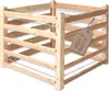 Moderner Komposter aus Lärchenholz Massivholz Produktbild-Vorschau 1