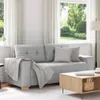 vidaXL Divanetto a due posti Grigio nuvola 180x77x82 cm in Anteprima dell’immagine prodotto 2