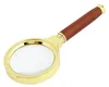 Handlupe Klassisch 80mm - Elegante Goldene Lupe aus Glas Produktbild-Vorschau 2