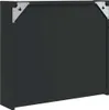 vidaXL Spiegelschrank mit LED-Beleuchtung Schwarz 60x13x52 Produktbild-Vorschau 7
