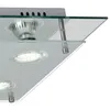 LED Deckenleuchte, 4 flammig, Chrom, Glas, L 34cm, 2er Set Produktbild-Vorschau 14