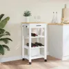 vidaXL Küchenwagen MONZA 48x40x88,5 cm Massivholz Kiefer Produktbild-Vorschau 3