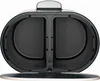 An open, top-down view of a black matte multi-collector bin with two compartments. Produktbild-Vorschau