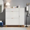 ProximaX Moderný botník s úložným priestorom | Biely botník Náhľad obrázku produktu 3