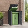 vidaXL Box na odpadky pre jeden odpadkový kôš antracit Náhľad obrázku produktu 3