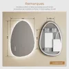 S'AFIELINA Miroir LED de Maquillage pour Salle de Bain – Voir les images du produit 10