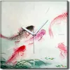 Coloray Uhr auf Leinwand 30x30 cm Wand Uhr Dekoration Produktbild-Vorschau 1