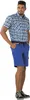 A man wearing shorts and a shirt, posing for a product image. Produktbild-Vorschau