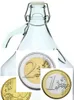 5L Sparflasche Flasche für 1-und 2-Euro-Münzen Sparbüchse Produktbild-Vorschau 5