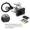 Lampe loupe avec pince 2,5X 7,5X 10X LED-Loupe & Lampe de Voir les images du produit 4