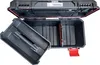 An open black toolbox with a removable tray. Anteprima dell’immagine prodotto