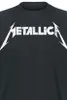 Metallica T-Shirt Herren Textured Logo schwarz Band-Merch, Produktbild-Vorschau 3