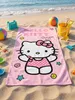 Hello Kitty Strandtuch - Summer Sun Kinder Badetuch Produktbild-Vorschau 2