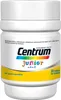 A white bottle of Centrum Junior vitamins with colorful text and graphics on the label. Produktbild-Vorschau