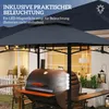 Grillpavillon mit LED-Licht, Gartengrillzelt Produktbild-Vorschau 8