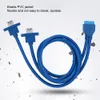 USB3.0 19PIN TO 2AF Front Motherboard Panel Mount Cable Voir les images du produit 6