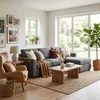 HOMCOM L-förmiges Sofa mit umkehrbarer Chaiselongue, Produktbild-Vorschau 4