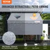 VEVOR tenda da sole per balcone 2x1,2m tenda a bracci Anteprima dell’immagine prodotto 2