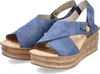 Rieker Damen Sandalen Plateau Keilabsatz 68184, Größe:38 Produktbild-Vorschau 26