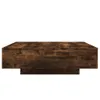 vidaXL Konferenční stolek kouřový dub 100x100x31 cm Náhled obrázku produktu 5