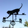SvenskaV Wetterfahne Katze und Maus groß in schwarz Produktbild-Vorschau 2