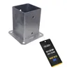 NAJDER Aufschraubhülse Pfostenträger 60 x 60 mm Produktbild-Vorschau 1