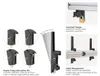 Equip 650374 Supporto TV a parete 127 cm (50") Nero, Anteprima dell’immagine prodotto 8