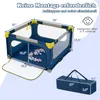 COSTWAY 127x127 cm Laufstall Baby faltbar, Laufgitter mit Produktbild-Vorschau 3
