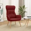 vidaXL Relaxačné kreslo Víno červená látka Náhľad obrázku produktu 2