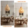 Suspension Parrot Uncle en bambou, abat-jour en bambou Voir les images du produit 5